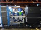 Used Custom Heating-Cooling System Skid, Consisting of: (1) Funke plate heat exchanger, model FP 50-163-1-NH-0-10.0 bar. Approximate 850 square feet, rated 10 bar (145 psi) at 60 degrees C. (140 F). ...