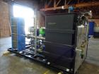 Used Custom Heating-Cooling System Skid, Consisting of: (1) Funke plate heat exchanger, model FP 50-163-1-NH-0-10.0 bar. Approximate 850 square feet, rated 10 bar (145 psi) at 60 degrees C. (140 F). ...