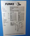 Used Custom Heating-Cooling System Skid, Consisting of: (1) Funke plate heat exchanger, model FP 50-163-1-NH-0-10.0 bar. Approximate 850 square feet, rated 10 bar (145 psi) at 60 degrees C. (140 F). ...