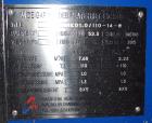 Unused- Shanghai Heat Transfer Equipment Wide Gap Welded Plate Heat Exchanger, 150 Square Feet, Type LHKD1.0/110-14-W, 316 S...
