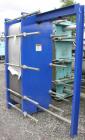 Used Paul Mueller Plate and Frame Heat Exchanger, Model AT-80B-20, 1536 square feet, 304 stainless steel. (172) Approximately 24'' wide x 70'' tall plates. Rated 150 psi at 150 deg F. 6'' inlet/outle...