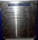 Used Stainless Steel Mueller Plate heat exchanger, Model AT20 C-20