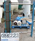 Used Mueller Accu-Therm Plate Heat Exchanger, Model AT40 F-20, approximately 202.9 square feet, 304 stainless steel. (42) plates rated 100 psi at 150 degrees F. 3