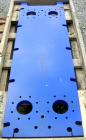 Used Mueller Accu-Therm Plate Heat Exchanger, Model AT40 F-20, approximately 202.9 square feet, 304 stainless steel. (42) plates rated 100 psi at 150 degrees F. 3