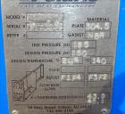 Used- Polaris Plate Heat Exchanger, Stainless Steel