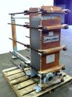 Used Tranter Superchanger Plate Heat Exchanger, Model S-3-HP-76.  250.1 Square feet.  (76) 304 Stainless steel plates.  Rated  100 psi at 200 degrees F.  (2) 2-1/2