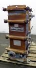 Used Tranter Superchanger Plate Heat Exchanger, Model S-3-HP-76.  250.1 Square feet.  (76) 304 Stainless steel plates.  Rated  100 psi at 200 degrees F.  (2) 2-1/2