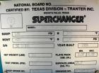 USED: Tranter Superchanger plate heat exchanger, model UX-056-UJ-26, 15.2 square feet, 304 stainless steel. (26) Approximately 8