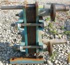 USED: Tranter Superchanger plate heat exchanger, model UX-056-UJ-26, 15.2 square feet, 304 stainless steel. (26) Approximately 8