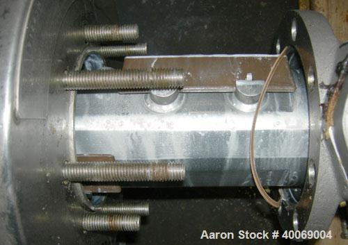 Used: Cherry Burrell Votator scraped surface heat exchanger, model 6SSHE, 9 square feet per exchanger, 18 square feet total, 316 stainless steel heads, 304 stainless steel shell.  (2) 6" diameter x a...