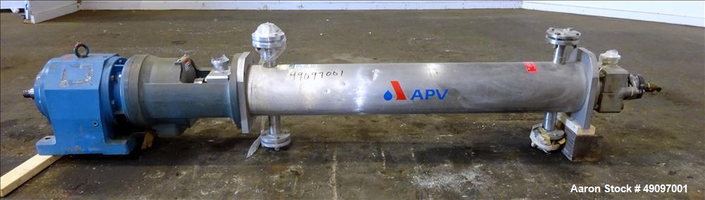 Used APV Crepaco Scrape Surface Heat Exchanger, Model HRT/HD/HEXHD 672