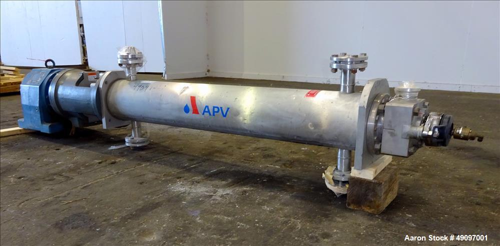 Used APV Crepaco Scrape Surface Heat Exchanger, Model HRT/HD/HEXHD 672