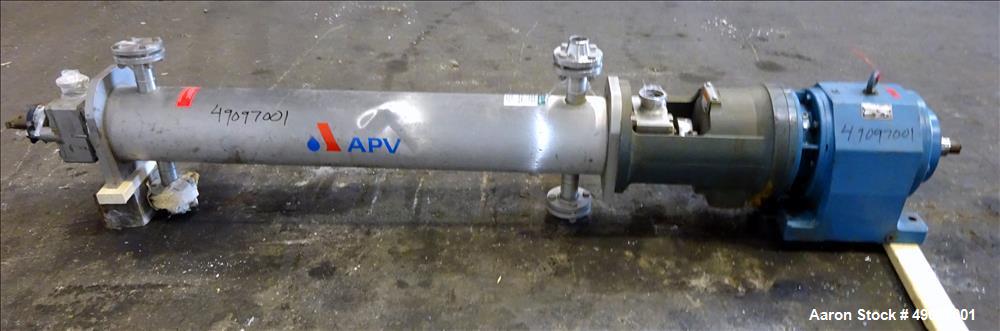 Used APV Crepaco Scrape Surface Heat Exchanger, Model HRT/HD/HEXHD 672