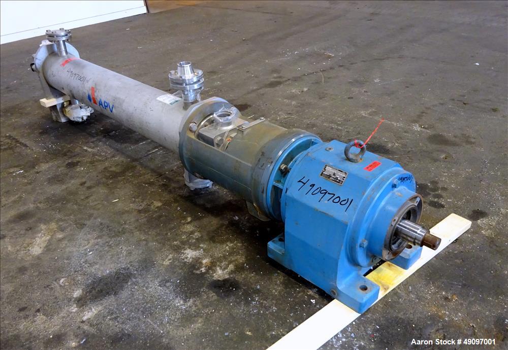 Used APV Crepaco Scrape Surface Heat Exchanger, Model HRT/HD/HEXHD 672