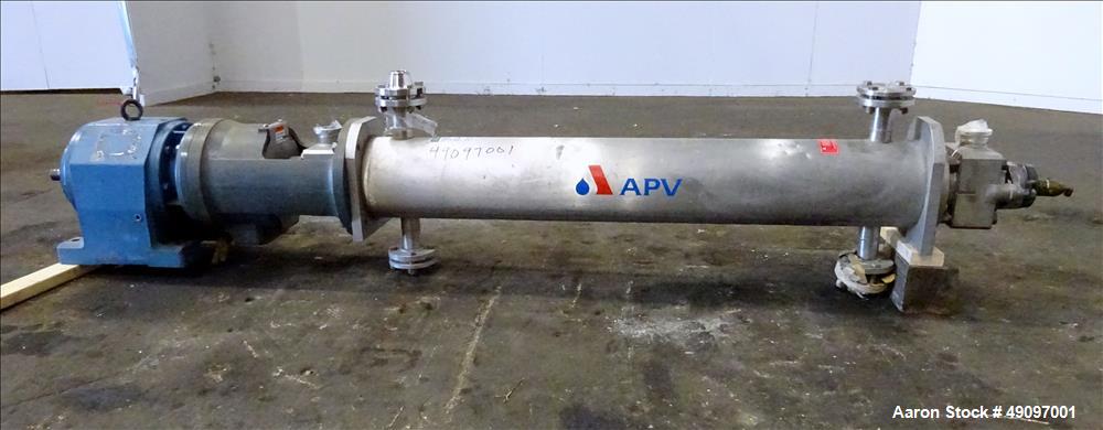 Used APV Crepaco Scrape Surface Heat Exchanger, Model HRT/HD/HEXHD 672