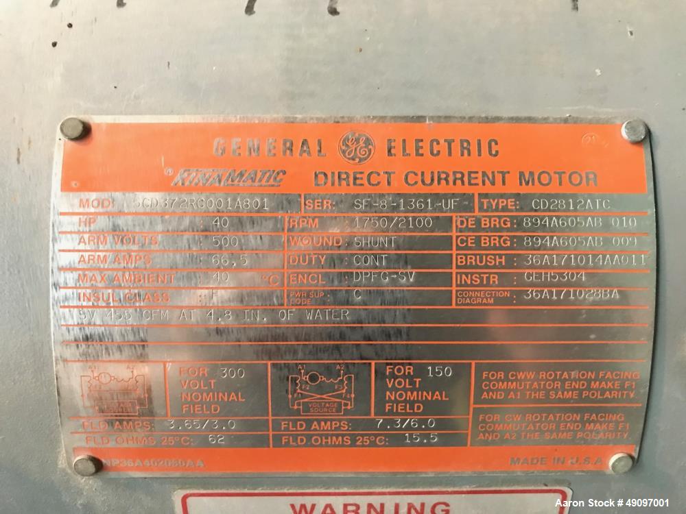 Used APV Crepaco Scrape Surface Heat Exchanger, Model HRT/HD/HEXHD 672