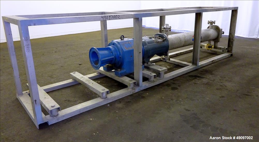 Used APV Crepaco Scrape Surface Heat Exchanger, Model HRT/HD/HEXHD 672