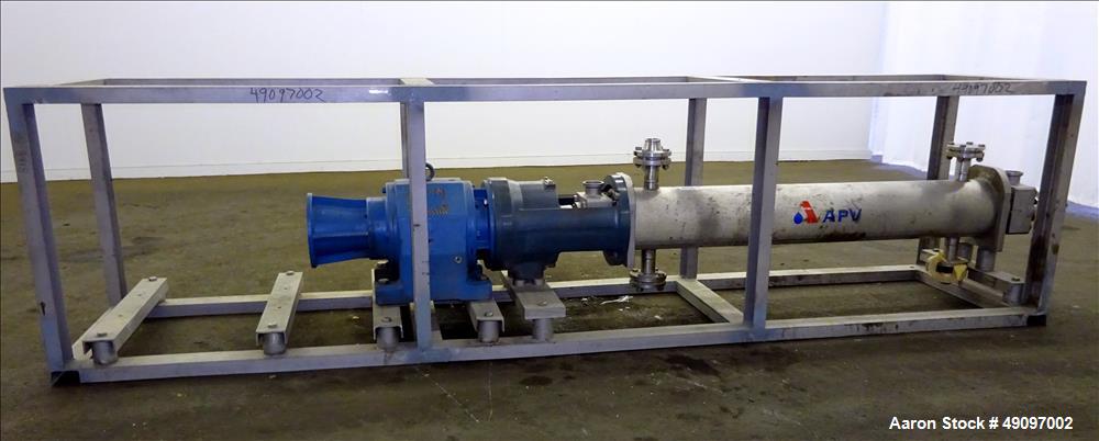 Used APV Crepaco Scrape Surface Heat Exchanger, Model HRT/HD/HEXHD 672
