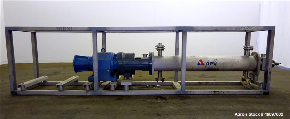 Used APV Crepaco Scrape Surface Heat Exchanger, Model HRT/HD/HEXHD 672