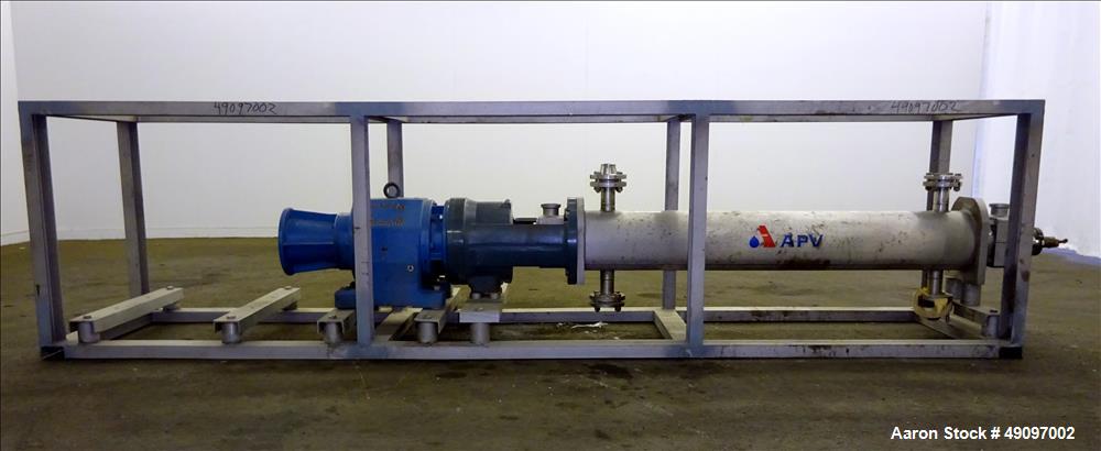 Used- APV Crepaco Scrape Surface Heat Exchanger, Model HRT/HD/HEXHD 672