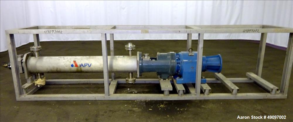 Used APV Crepaco Scrape Surface Heat Exchanger, Model HRT/HD/HEXHD 672