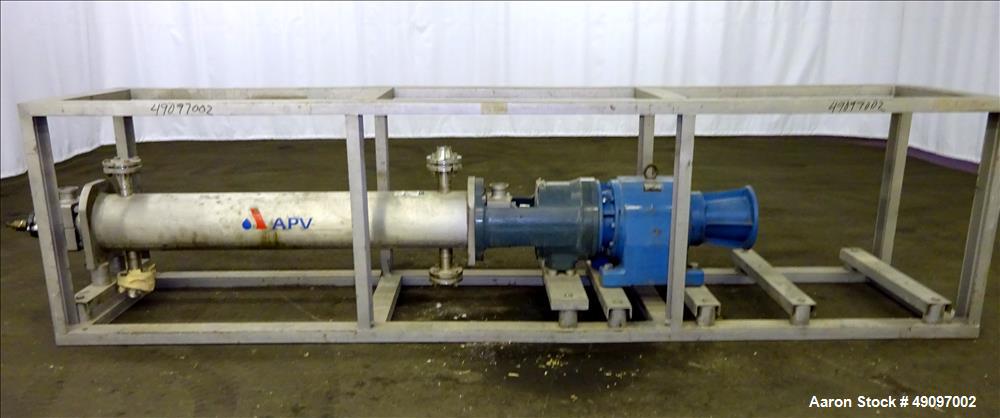 Used- APV Crepaco Scrape Surface Heat Exchanger, Model HRT/HD/HEXHD 672