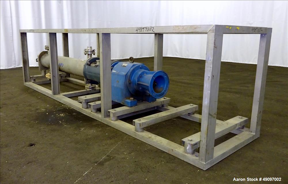 Used APV Crepaco Scrape Surface Heat Exchanger, Model HRT/HD/HEXHD 672
