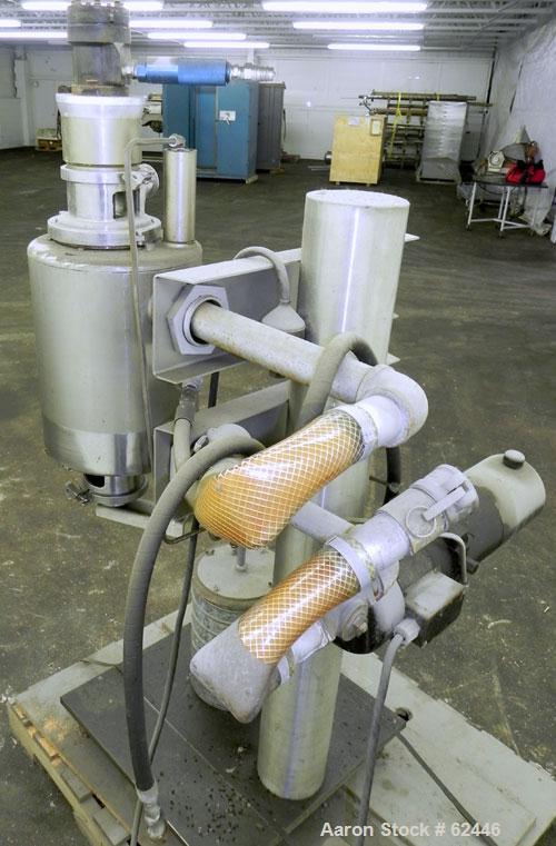 Used Alfa Laval Contherm Scrape Surface Heat Exchanger, Model 6X2