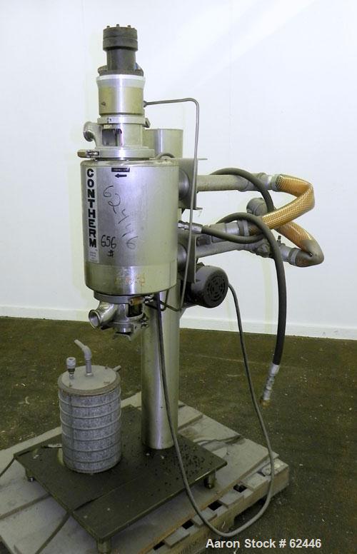 Used Alfa Laval Contherm Scrape Surface Heat Exchanger, Model 6X2
