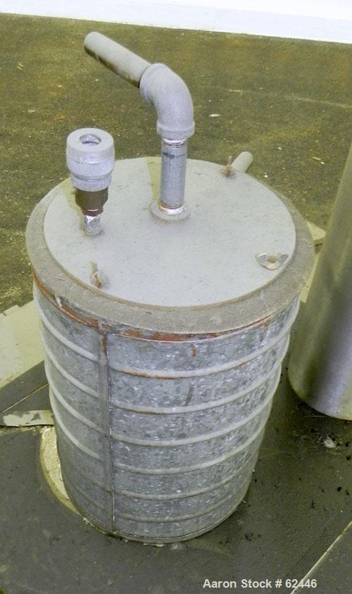 Used- Alfa Laval Contherm Scrape Surface Heat Exchanger, Model 6X2