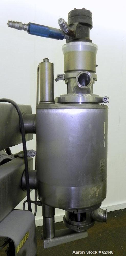 Used Alfa Laval Contherm Scrape Surface Heat Exchanger, Model 6X2