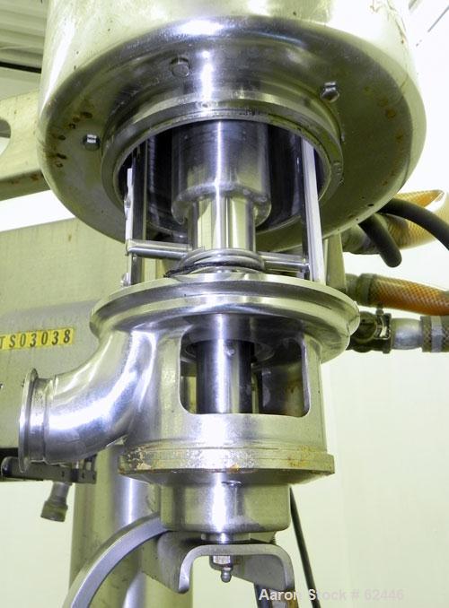 Used Alfa Laval Contherm Scrape Surface Heat Exchanger, Model 6X2