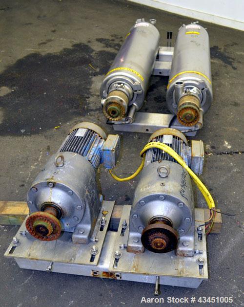 Used Stainless Steel Alfa Laval Contherm Scraped Surface Heat Exchange