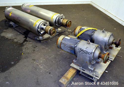 Used Stainless Steel Alfa Laval Contherm Scraped Surface Heat Exchange