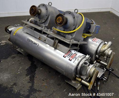 Used Stainless Steel Alfa Laval Contherm Scraped Surface Heat Exchanger