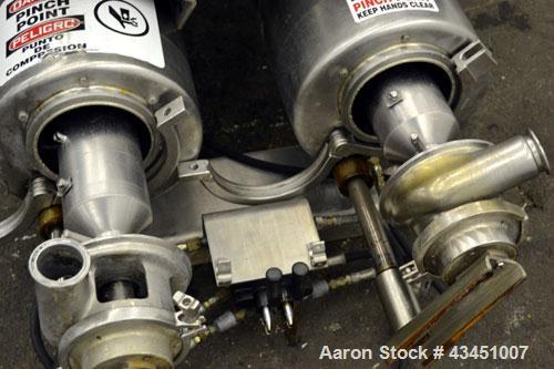 Used Stainless Steel Alfa Laval Contherm Scraped Surface Heat Exchanger