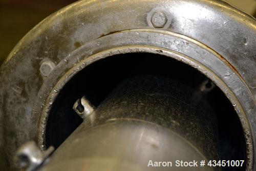 Used Stainless Steel Alfa Laval Contherm Scraped Surface Heat Exchanger