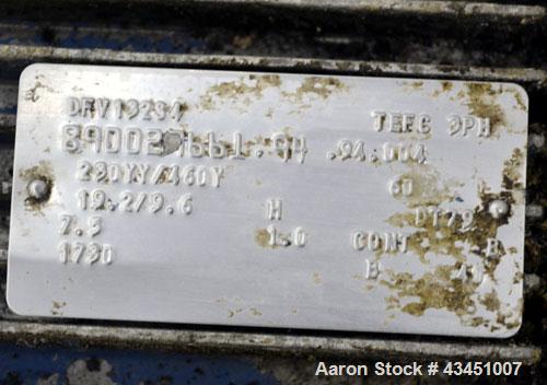 Used Stainless Steel Alfa Laval Contherm Scraped Surface Heat Exchanger