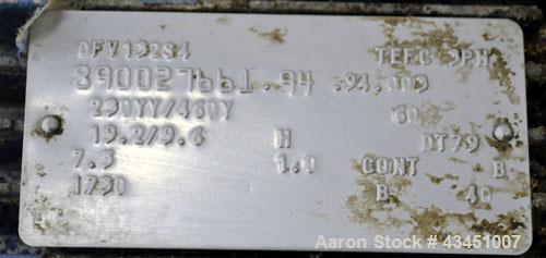 Used Stainless Steel Alfa Laval Contherm Scraped Surface Heat Exchanger