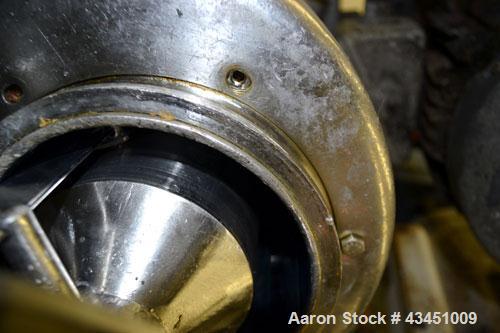 Used Stainless Steel Alfa Laval Contherm Scraped Surface Heat Exchanger
