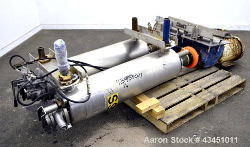 Used Stainless Steel Alfa Laval Contherm Scraped Surface Heat Exchanger