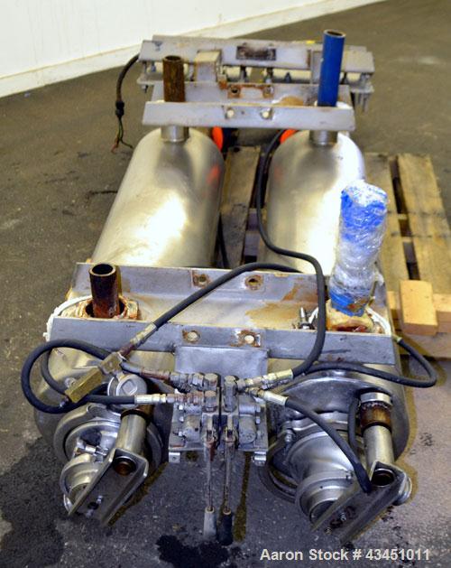 Used Stainless Steel Alfa Laval Contherm Scraped Surface Heat Exchanger