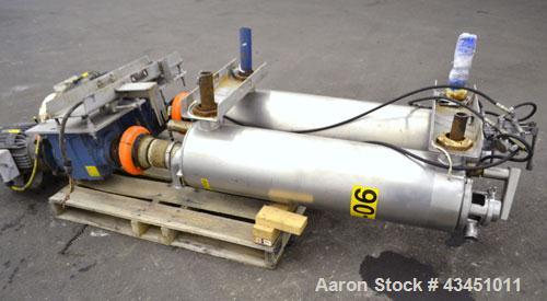 Used Stainless Steel Alfa Laval Contherm Scraped Surface Heat Exchanger
