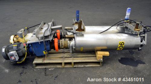 Used Stainless Steel Alfa Laval Contherm Scraped Surface Heat Exchanger