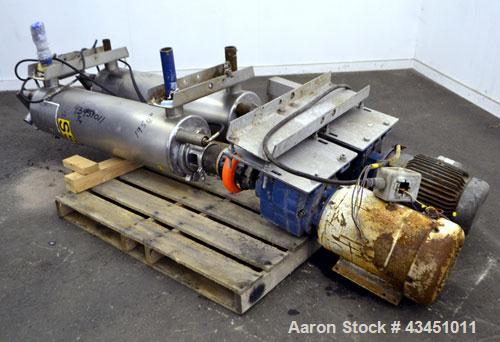 Used Stainless Steel Alfa Laval Contherm Scraped Surface Heat Exchanger