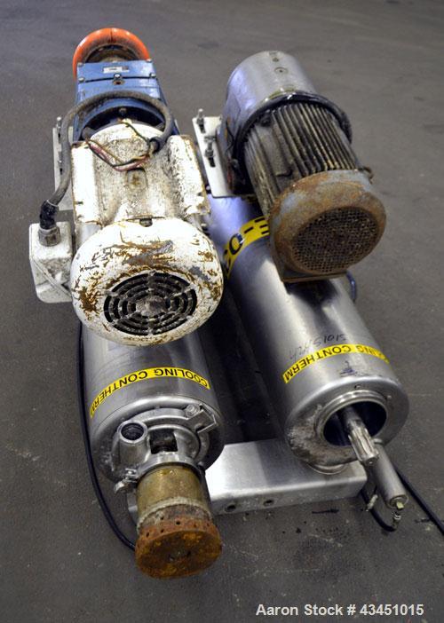 Used Stainless Steel Alfa Laval Contherm Scraped Surface Heat Exchanger