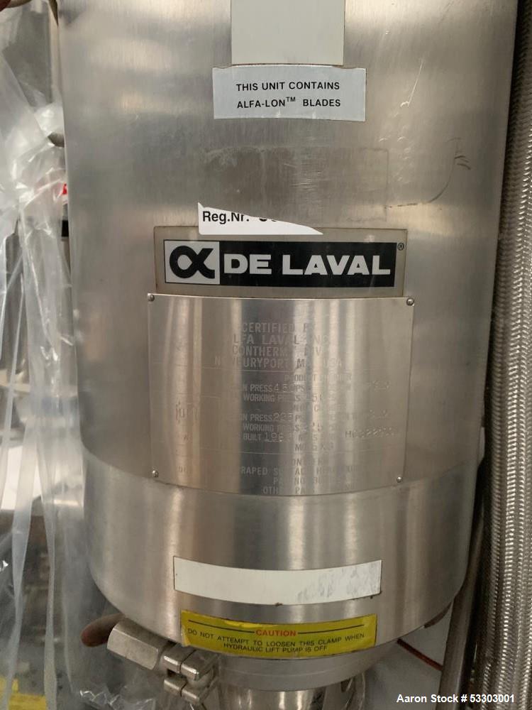 Alfa Laval CONTHERM 6X3 Scraped Surface Heat Exchanger.