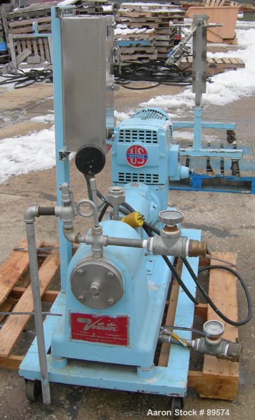Used Stainless Steel Chemetron Votator Scraped Surface Heat Exchanger, (.7) Squ