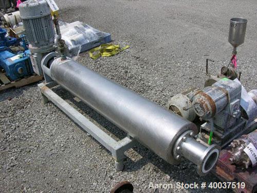 Used Stainless Steel Chemetron Scraped Surface Heat Exchange