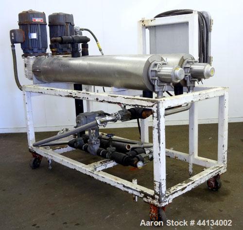 Used Stainless Steel Chemetron Votator Scraped Surface Heat Exchange